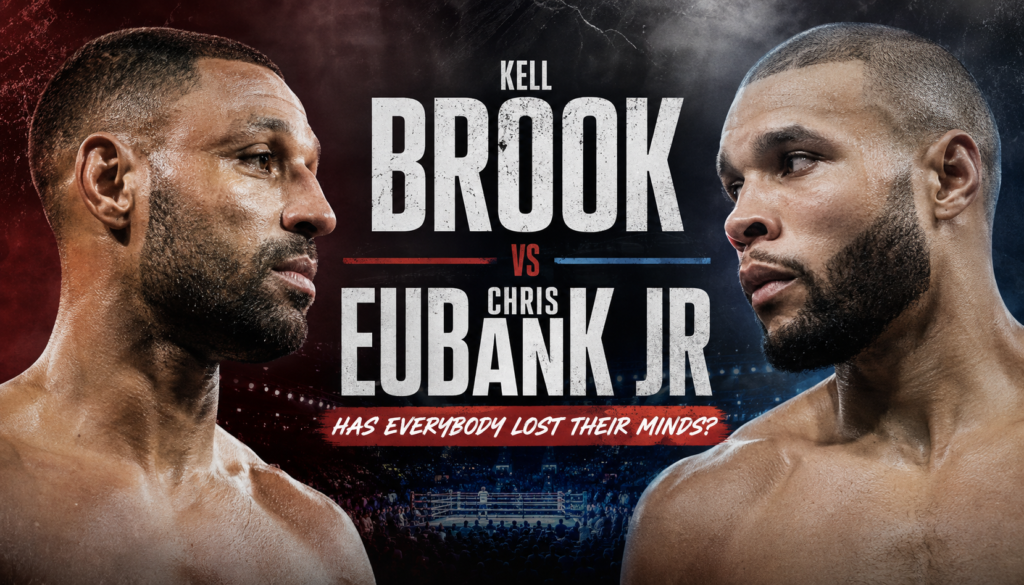 Kell Brook vs Chris Eubank Jr feature image questioning whether Brook should return to professional boxing at 40