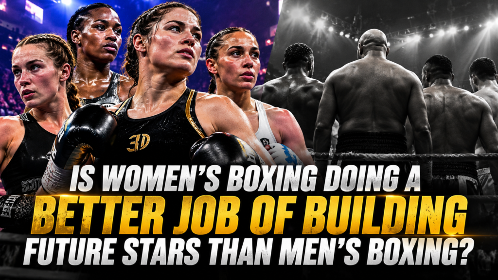 Women's boxing future stars take centre stage in a comparison with men's boxing and the development of the next generation of champions.